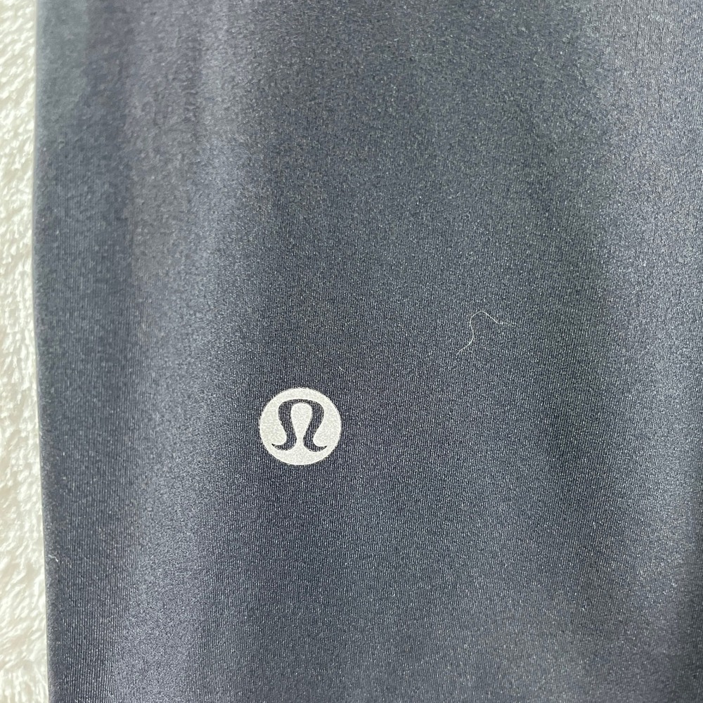 Lululemon Fast & Free Nulux High Rise 7/8 Leggings Black Pockets Womens 16 - Picture 6 of 8